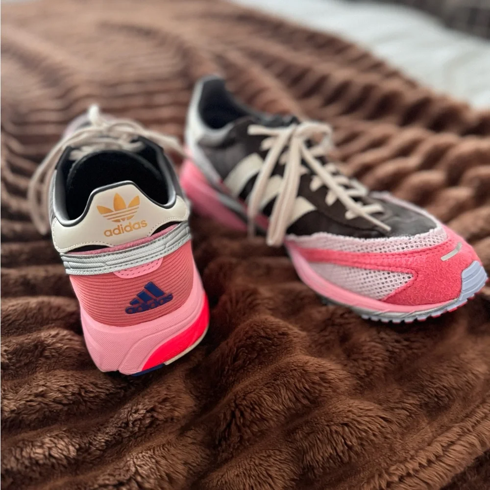 Bad Bunny Adidas Pink and Black Sneakers - Picture 3 of 4